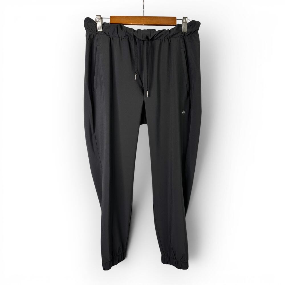 Core 10 Womens size Medium Pull On Black Jogger Pants Athletic Workout Casual